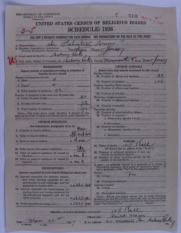 Scan of Salvation Army: 218