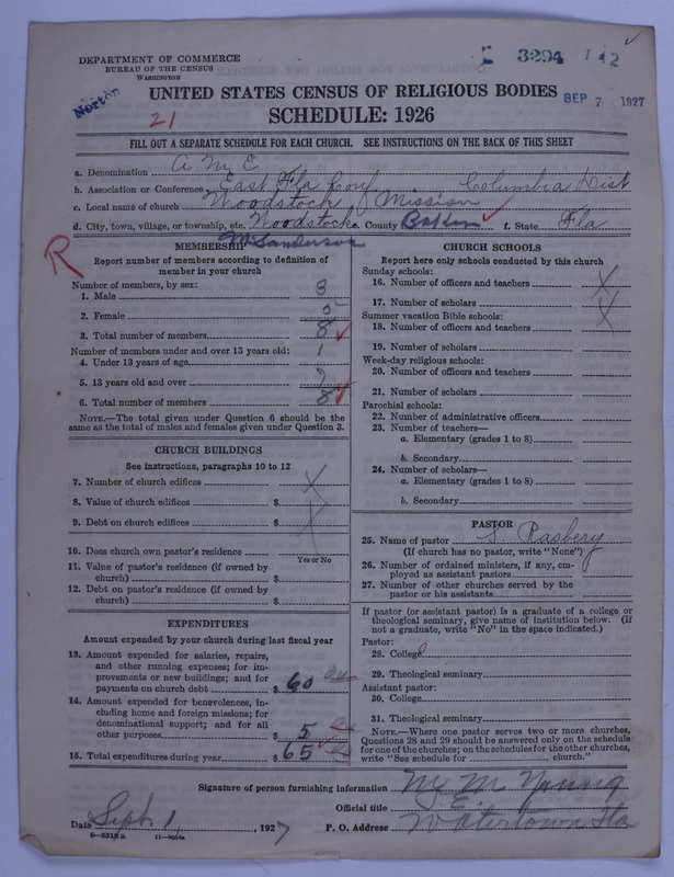 Scan of African Methodist Episcopal Church: 3294