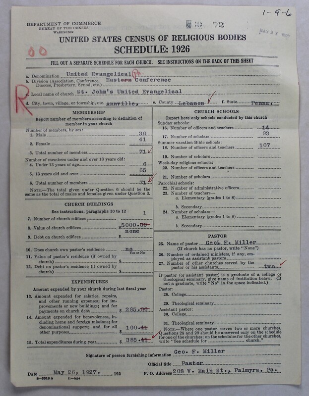 Scan of Evangelical Congregational Church: 72