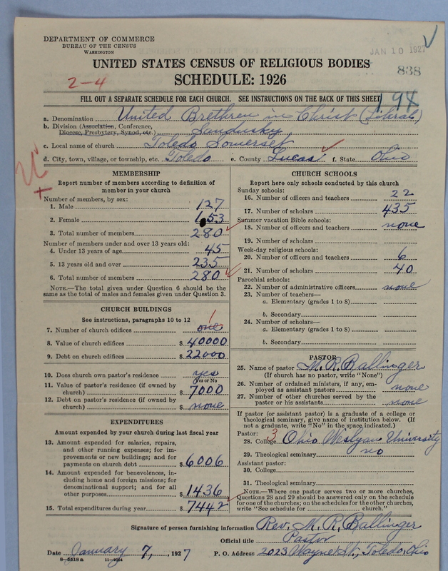 Scan of Church of the United Brethren in Christ: 838