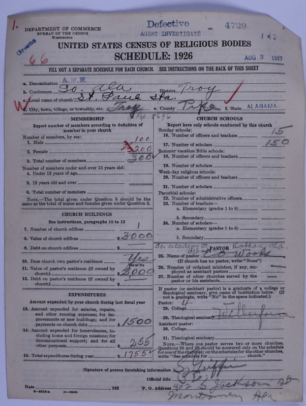 Scan of African Methodist Episcopal Church: 4729
