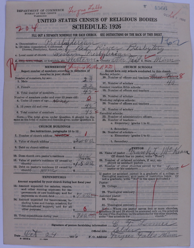 Scan of Presbyterian Church in the United States of America: 4566