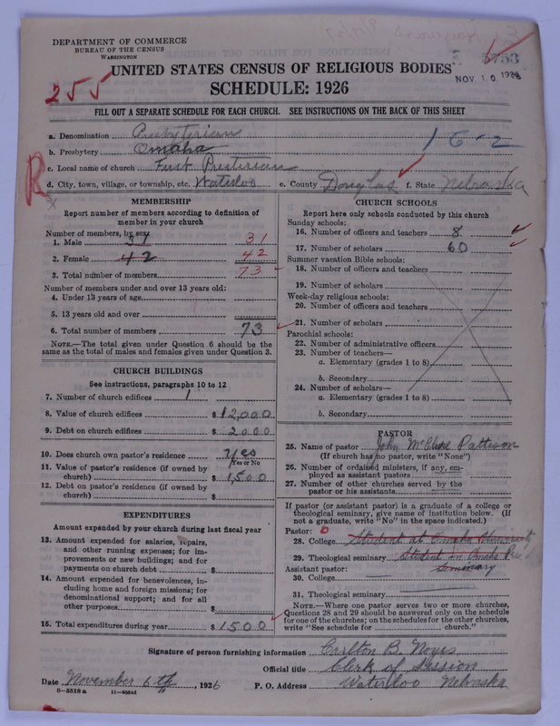 Scan of Presbyterian Church in the United States of America: 5753