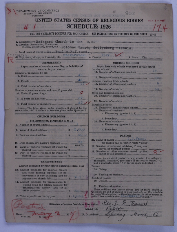 Scan of Reformed Church in the United States: 902