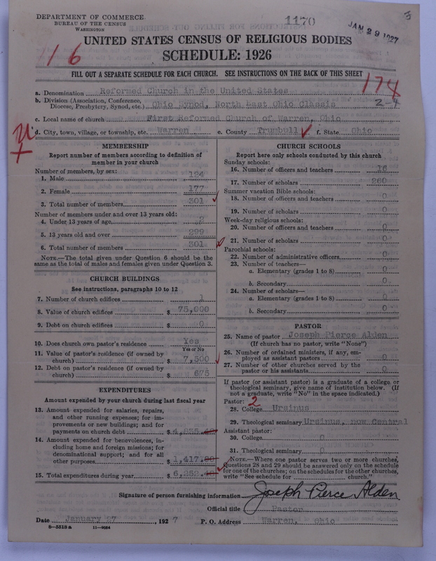 Scan of Reformed Church in the United States: 1170