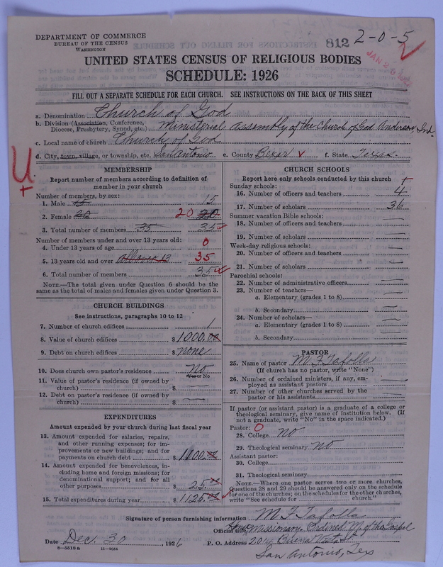 Scan of Church of God (Headquarters, Anderson, Ind.): 812