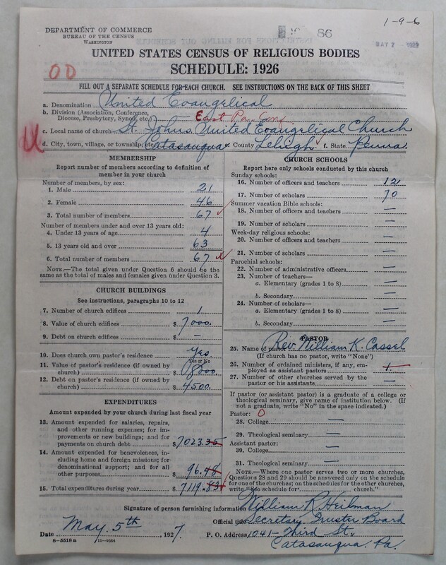 Scan of Evangelical Congregational Church: 86