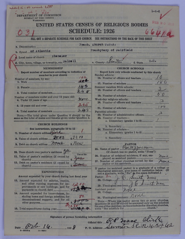 Scan of Presbyterian Church in the United States of America: 6641a