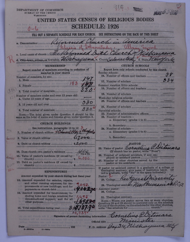 Scan of Reformed Church in America: 216