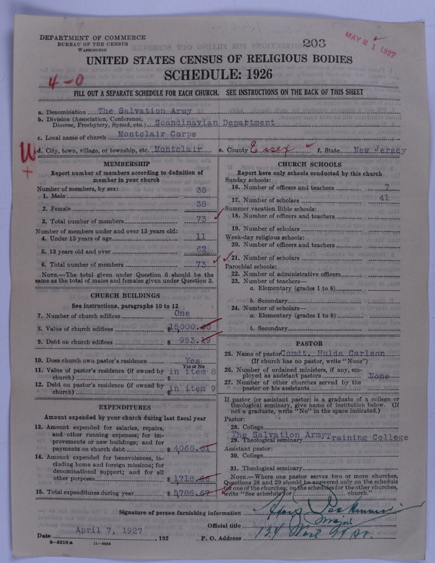 Scan of Salvation Army: 203