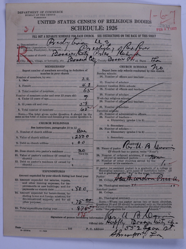 Scan of Presbyterian Church in the United States: 2931