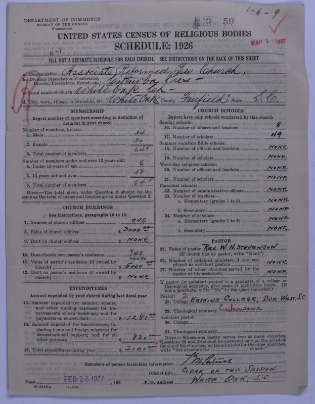 Scan of Associate Reformed Presbyterian Church: 59