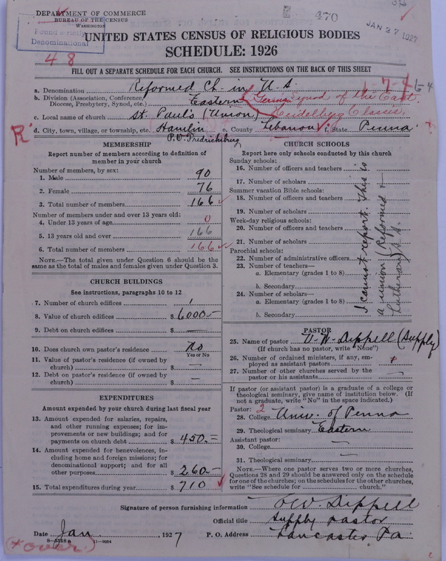 Scan of Reformed Church in the United States: 470