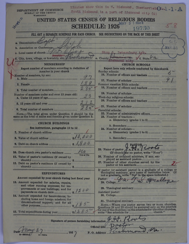 Scan of Negro Baptists: 19730