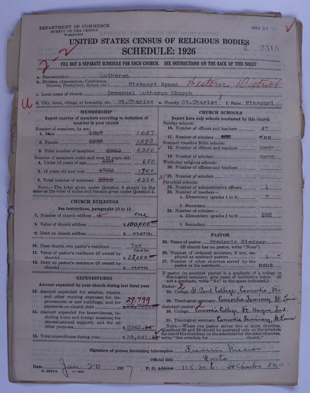 Scan of Evangelical Lutheran Synodical Conference of America: Evangelical Lutheran Synod of Missouri, Ohio, and Other States: 2315