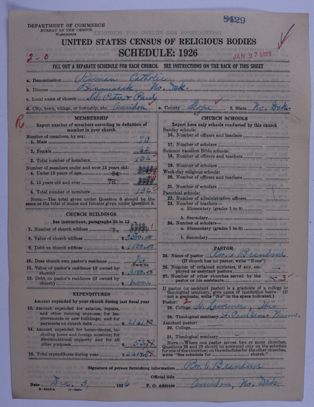 Scan of Roman Catholic Church: 8429