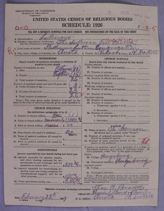 Scan of Lutheran Free Church: 273