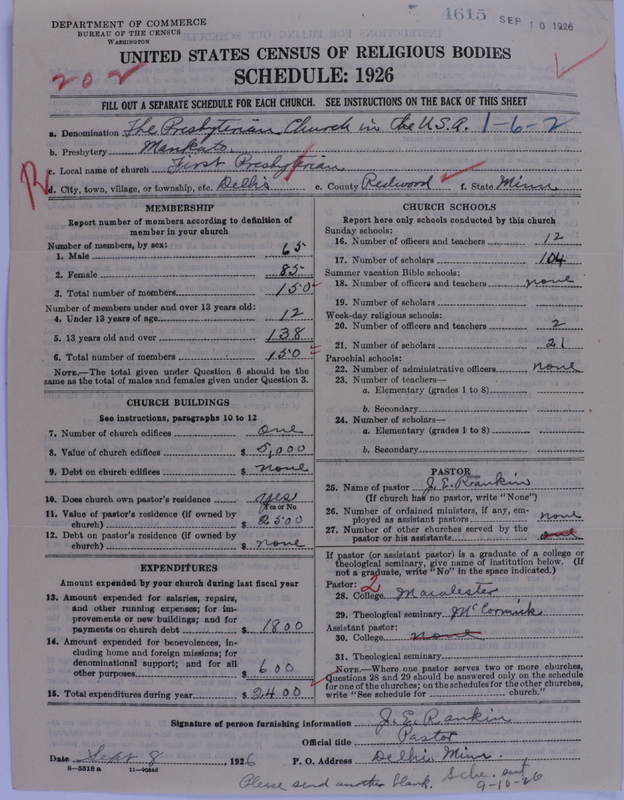 Scan of Presbyterian Church in the United States of America: 4615