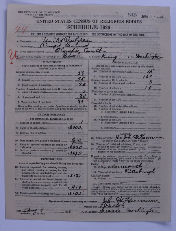 Scan of United Presbyterian Church of North America: 848