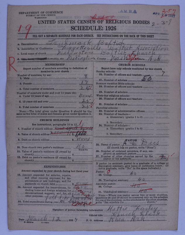 Scan of Landmark Baptist of America: 257