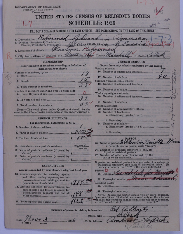 Scan of Reformed Church in America: 686