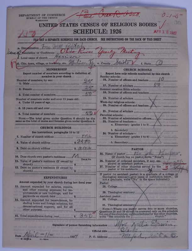 Scan of Free Will Baptists: 30