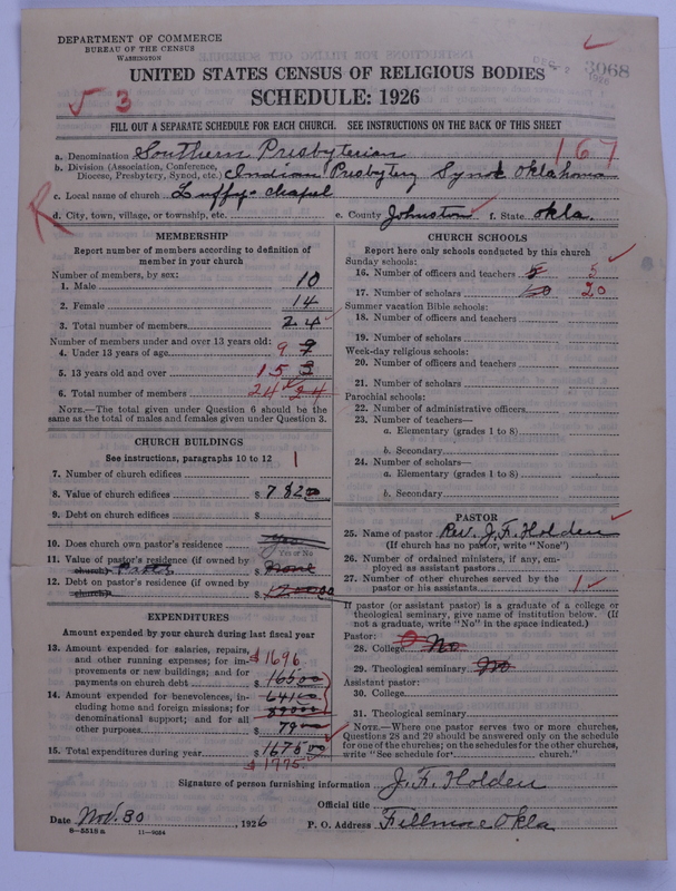 Scan of Presbyterian Church in the United States: 3068