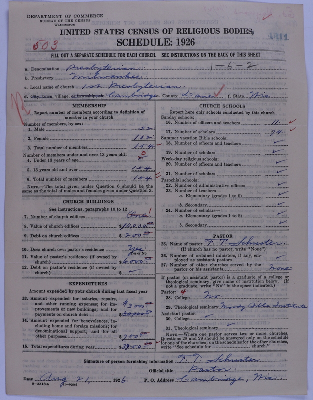 Scan of Presbyterian Church in the United States of America: 4211