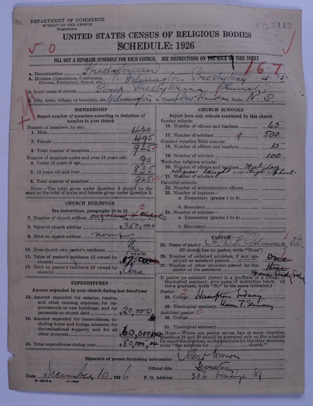 Scan of Presbyterian Church in the United States: 1117