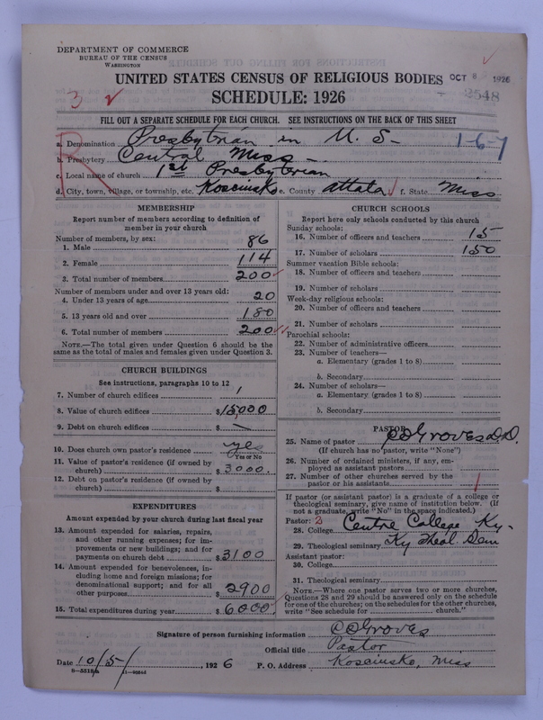 Scan of Presbyterian Church in the United States: 2548
