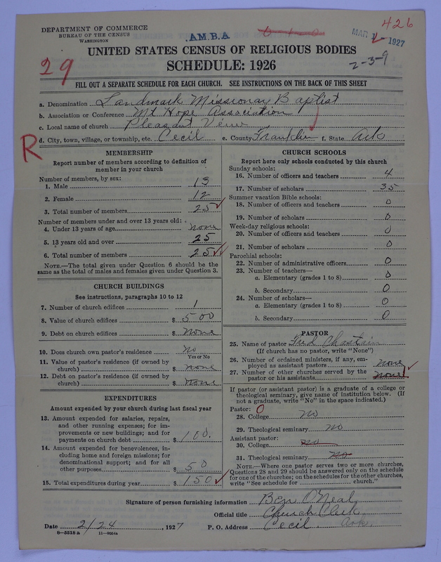 Scan of Landmark Baptist of America: 426