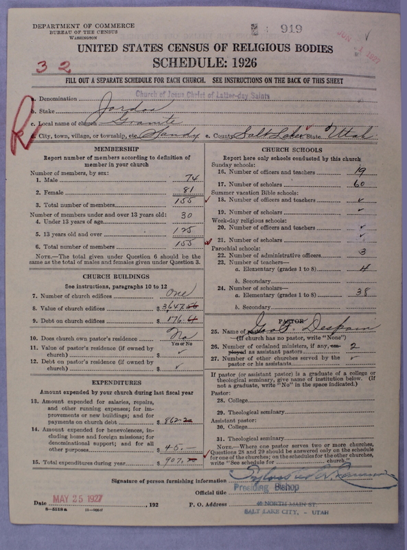 Scan of Church of Jesus Christ of Latter-day Saints: 919