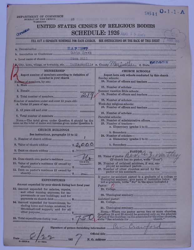 Scan of Negro Baptists: 9641