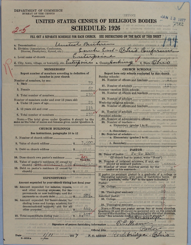 Scan of Church of the United Brethren in Christ: 792