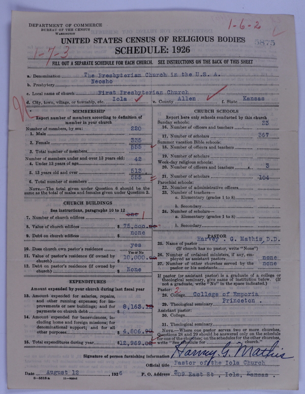 Scan of Presbyterian Church in the United States of America: 5875