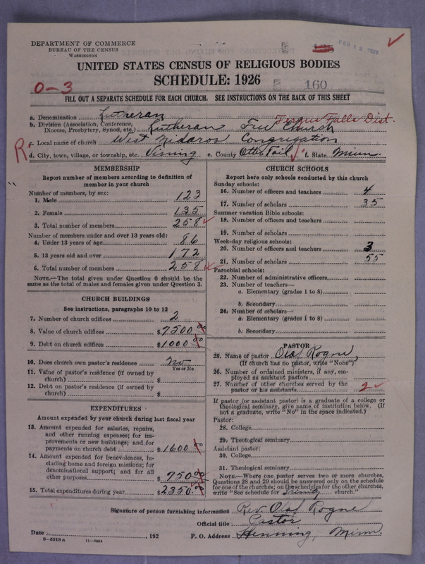 Scan of Lutheran Free Church: 160