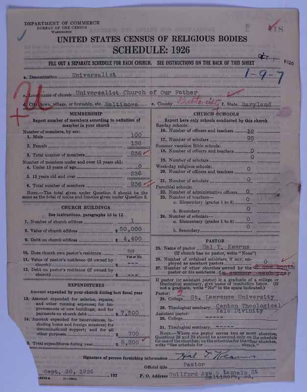 Scan of Universalist Church: 418