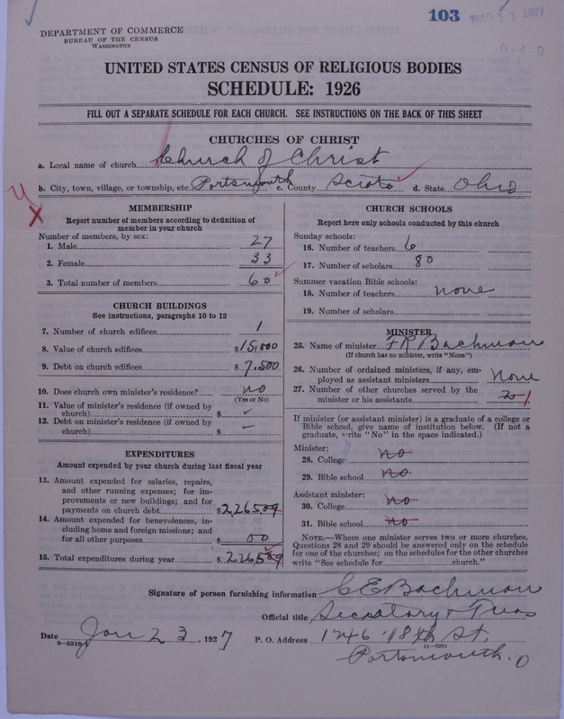Scan of Churches of Christ: 103