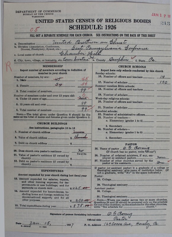 Scan of Church of the United Brethren in Christ: 213