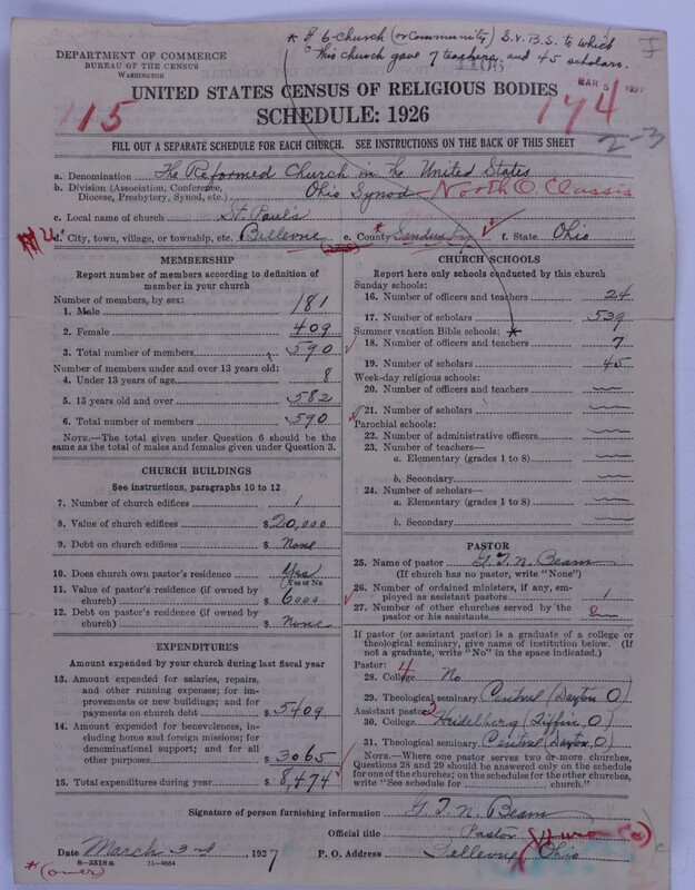 Scan of Reformed Church in the United States: 1106