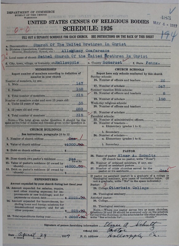Scan of Church of the United Brethren in Christ: 483