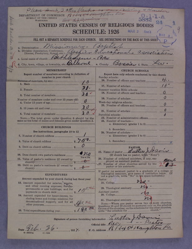 Scan of Negro Baptists: 5882