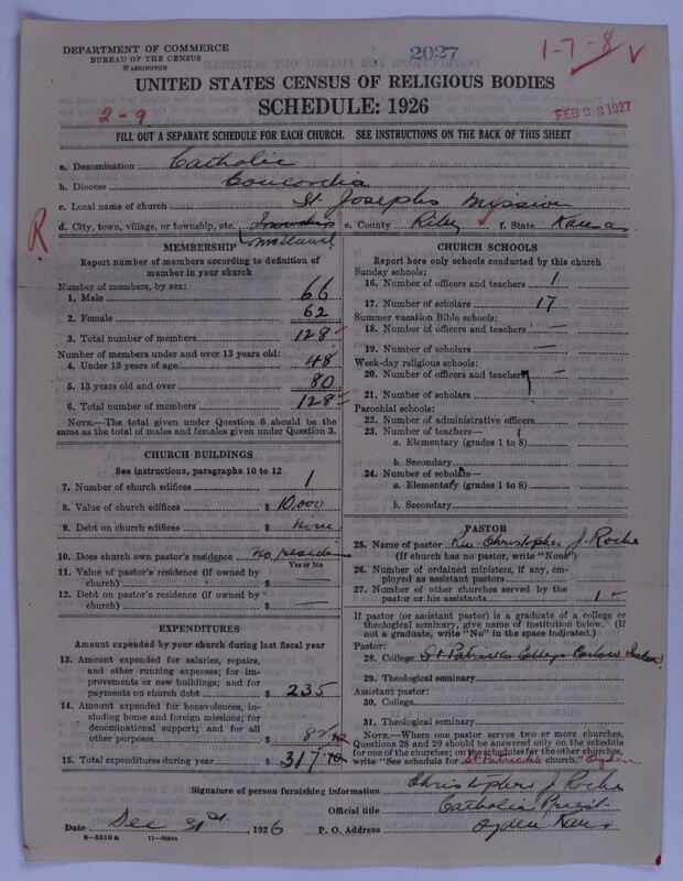Scan of Roman Catholic Church: 2027