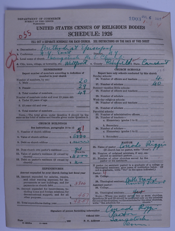 Scan of Methodist Episcopal Church: 1003