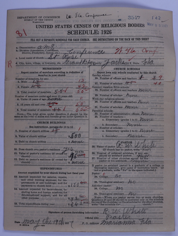 Scan of African Methodist Episcopal Church: 3547