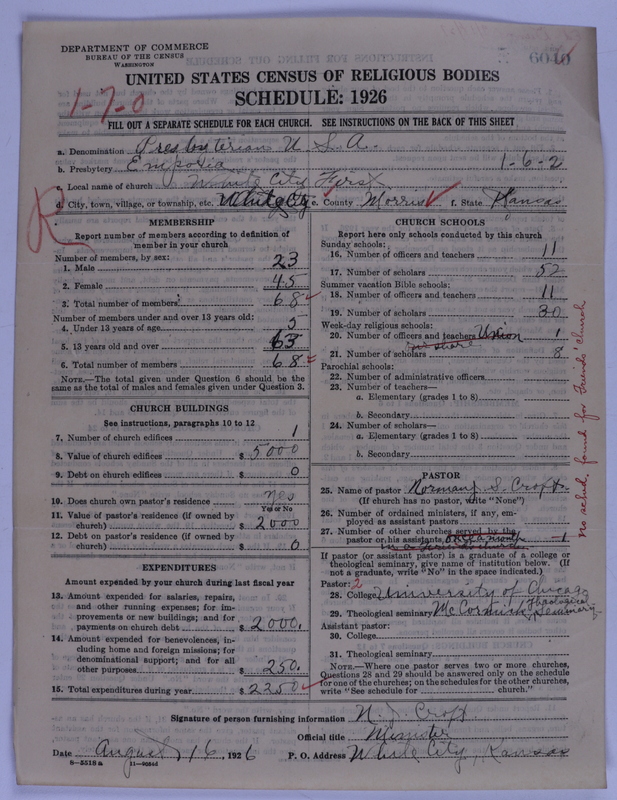 Scan of Presbyterian Church in the United States of America: 6040