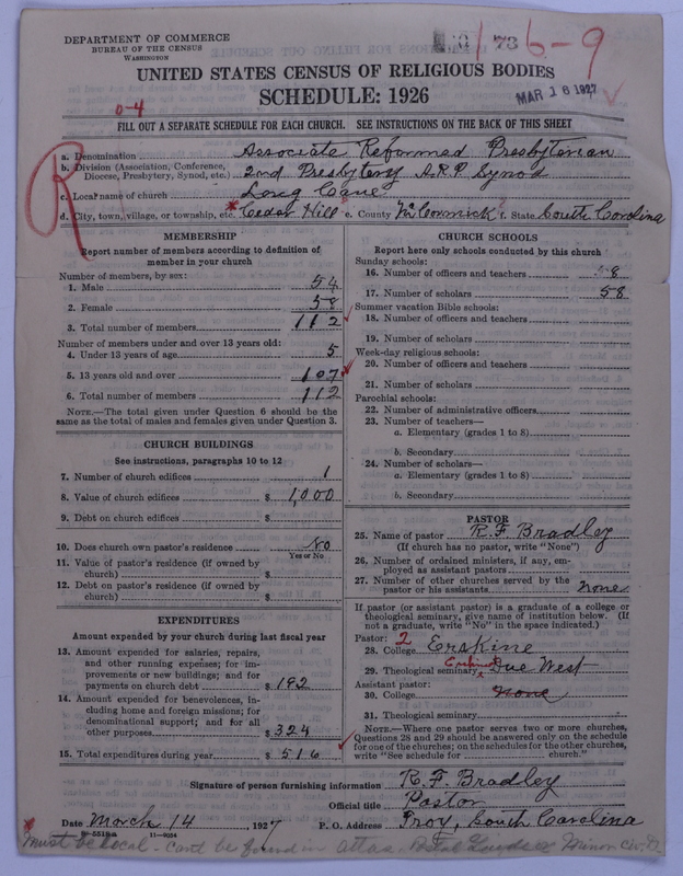 Scan of Associate Reformed Presbyterian Church: 73
