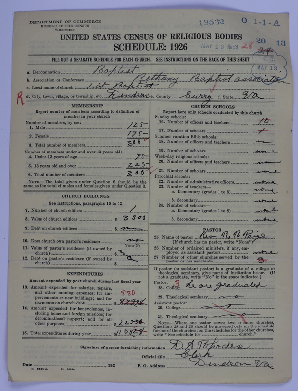 Scan of Negro Baptists: 19532