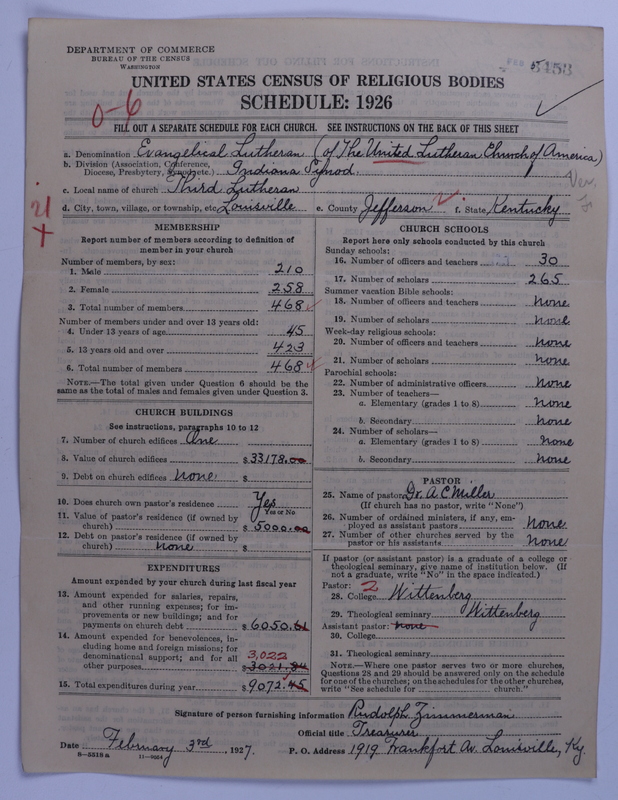 Scan of United Lutheran Church in America: 3453