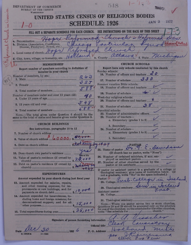 Scan of Reformed Church in America: 548